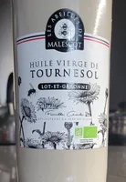 Huile Vierge de Tournesol Bio