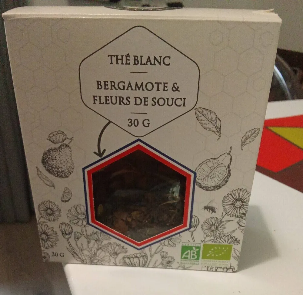 Thé blanc (bergamote & fleurs de souci