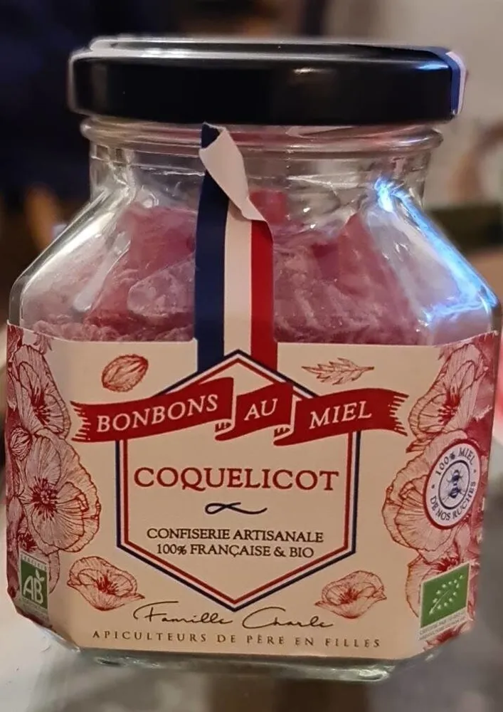 Bonbons au miel de coquelicot