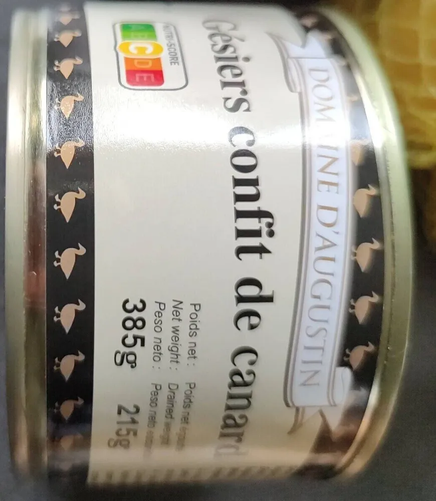 Gésiers confit de canard