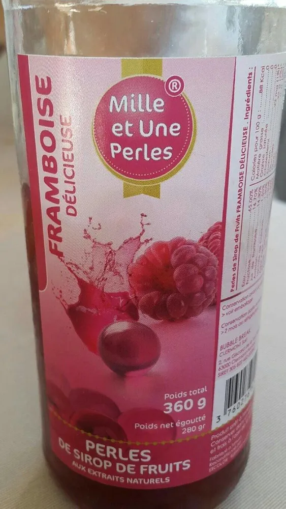 Perles de sirop