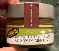 Moutarde douce au citron de menton