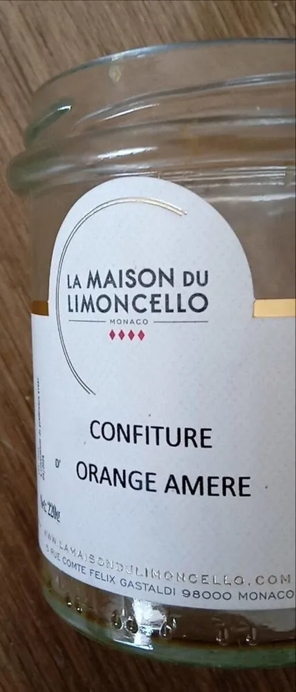 Confiture d'orange amère