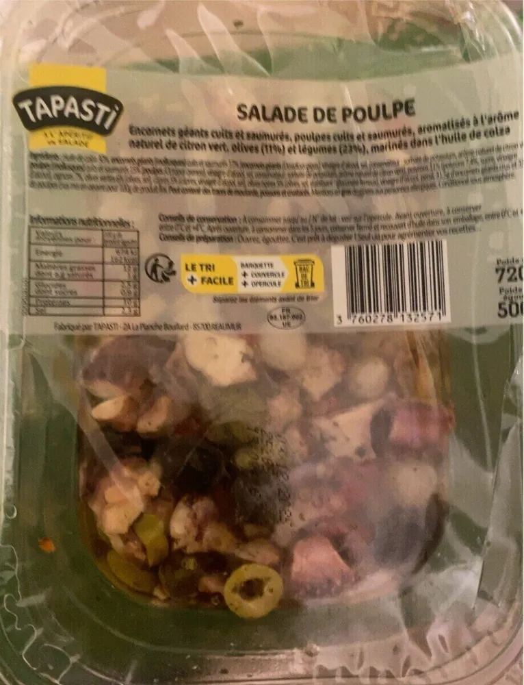 Salade de poulpe