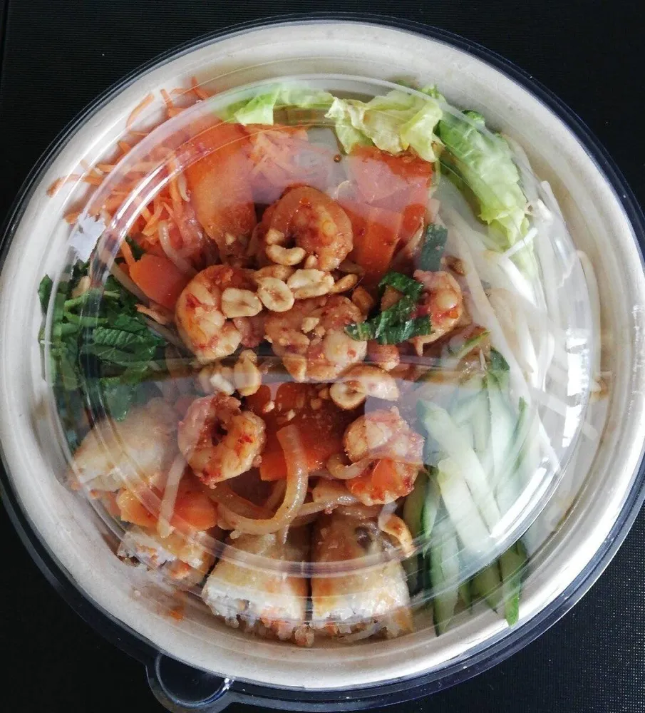 Bobun crevettes légumes
