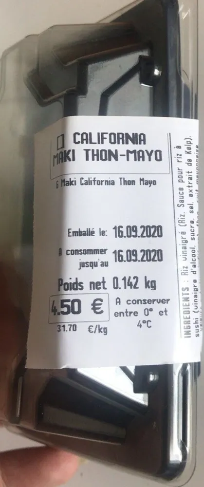 California Maki thon-mayo
