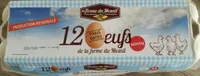 12 oeufs frais datés