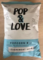 Popcorn légèrement salé Pop & Love