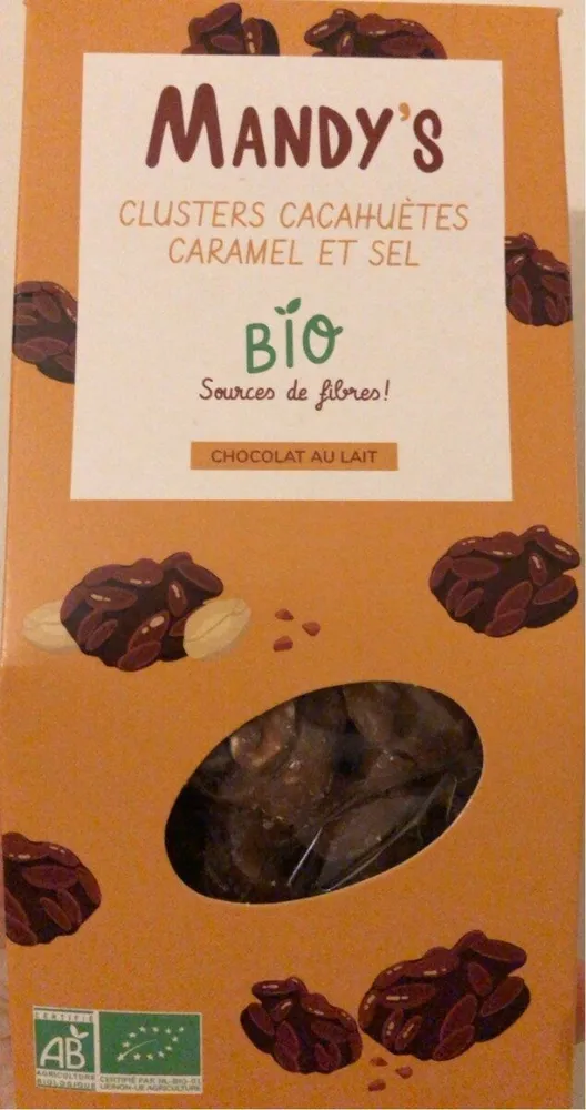Clusters cacahuetes caramel et sel