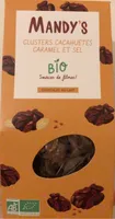 Clusters cacahuetes caramel et sel