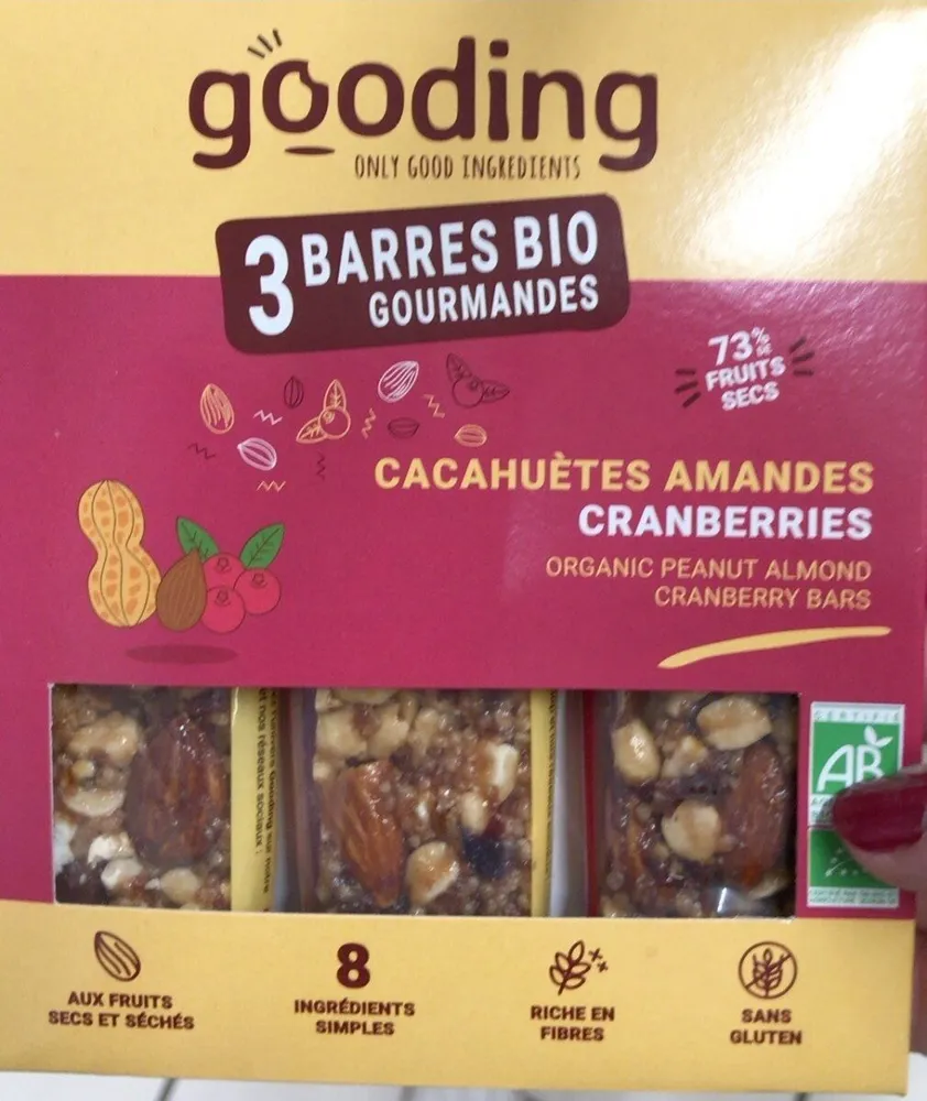 Barres bio gourmandes