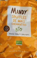 Soufflés de maïs cacahuètes bio