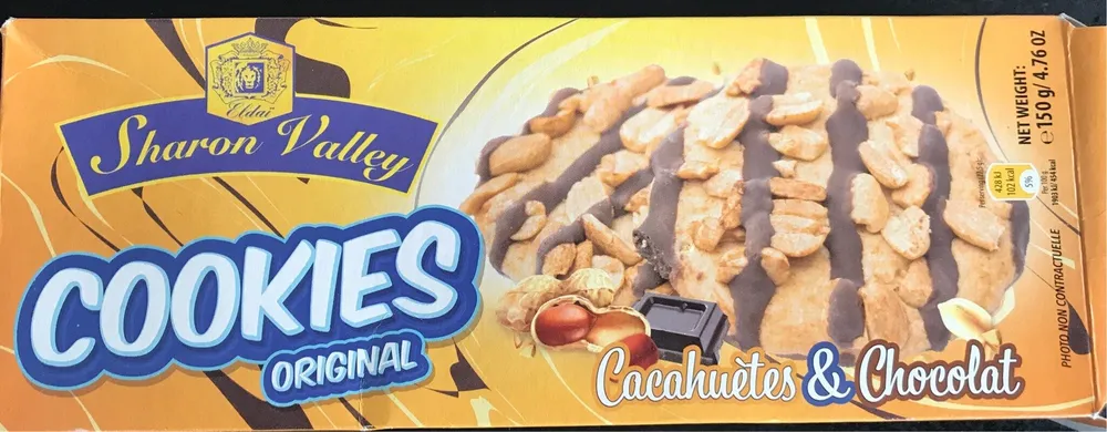 Cookies cacahuetes et chocolat