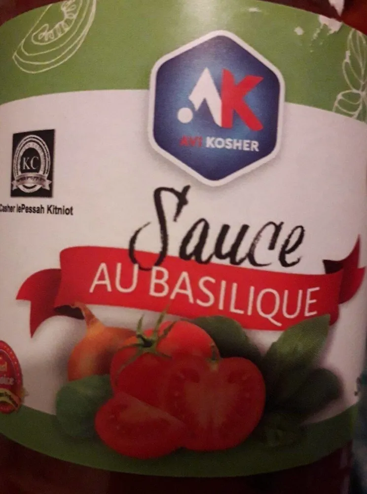 Sauce au basilique