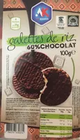 Galette de riz 60% chocolat