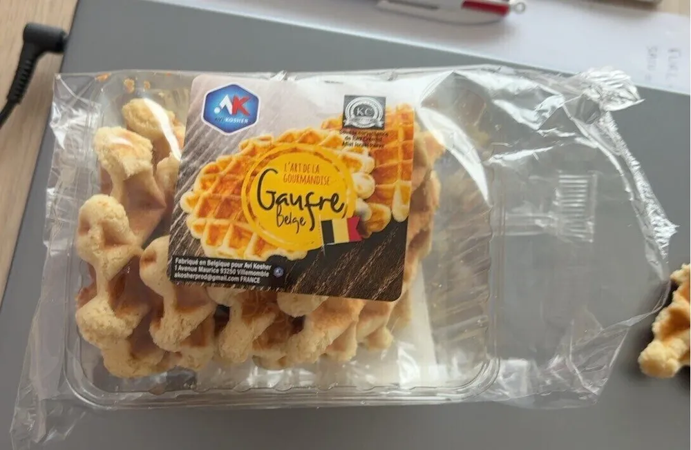Gauffres au gout vanille
