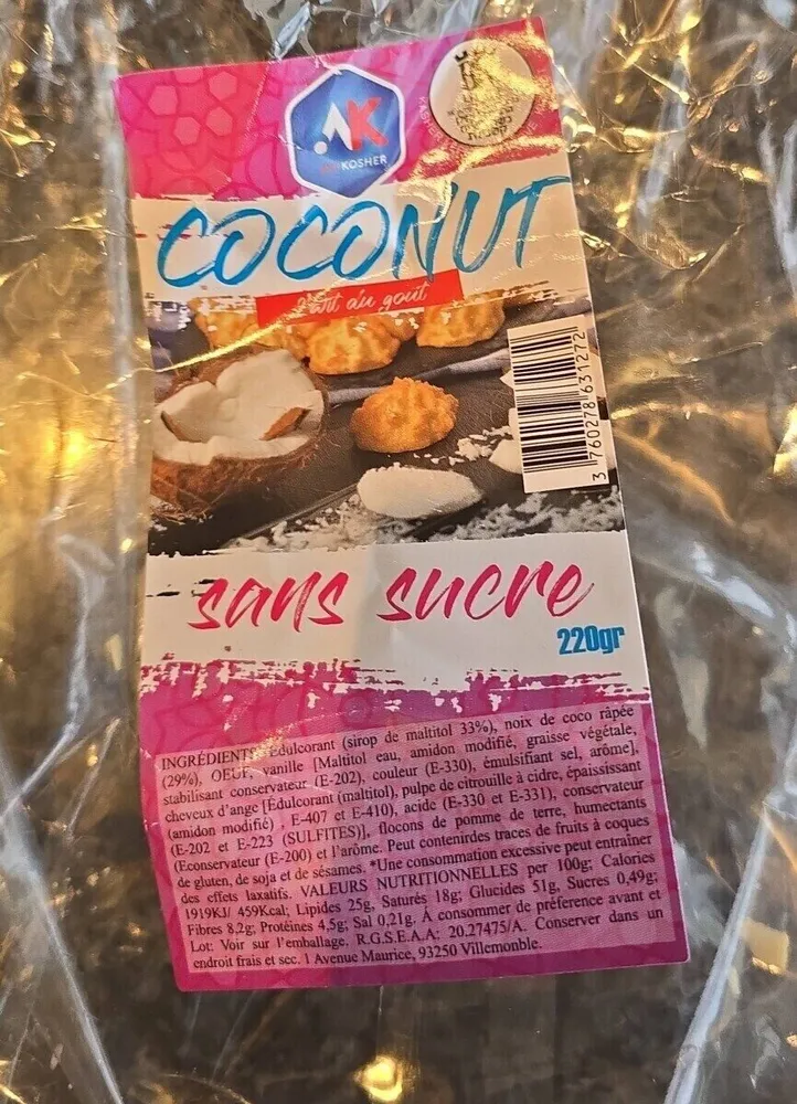 Gâteau coco