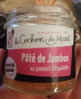 Pâté de jambon au piment d'Espelette