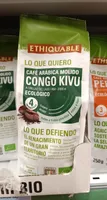 Café arábica molido Congo Kivu