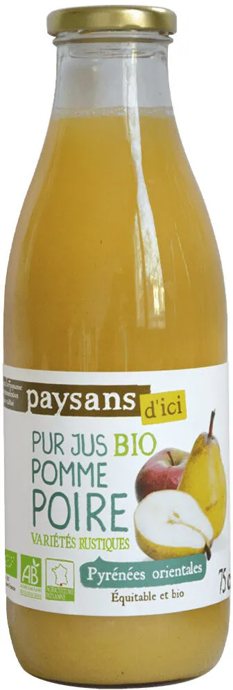 Pur jus bio pomme poire