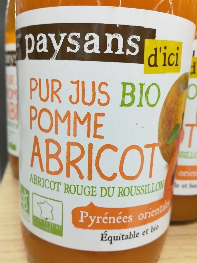Pur jus de Pomme, Abricot