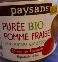 Purée bio Pomme Fraise