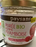 Puree Bio pomme Framboise