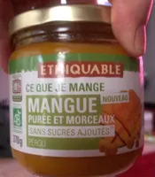 Mangue puree et morceaux