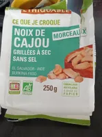 Noix cajou grillées a sec sans sel
