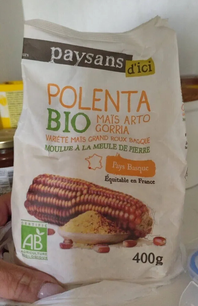 Polenta bio variété grand roux basque