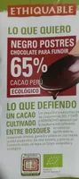 Chocolate negro postres
