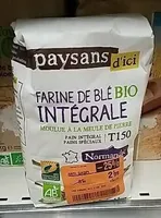 Farine de blé bio intégral
