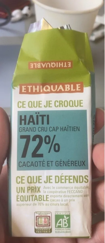 chocolat haiti grand cru