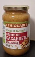 Beurre bio cacahuètes crunchy