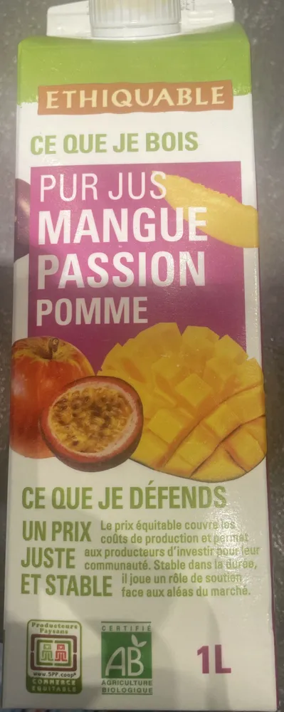 PUR JUS MANGUE PASSION POMME