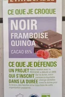 NOIR FRAMBOISE QUINOA CACAO 65%