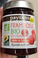 FRAMBOISE BIO 55% fruits Monts du Lyonnais