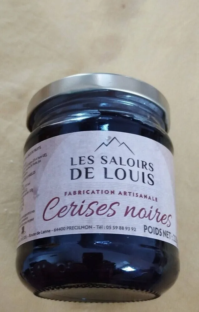 Confiture de cerises noires