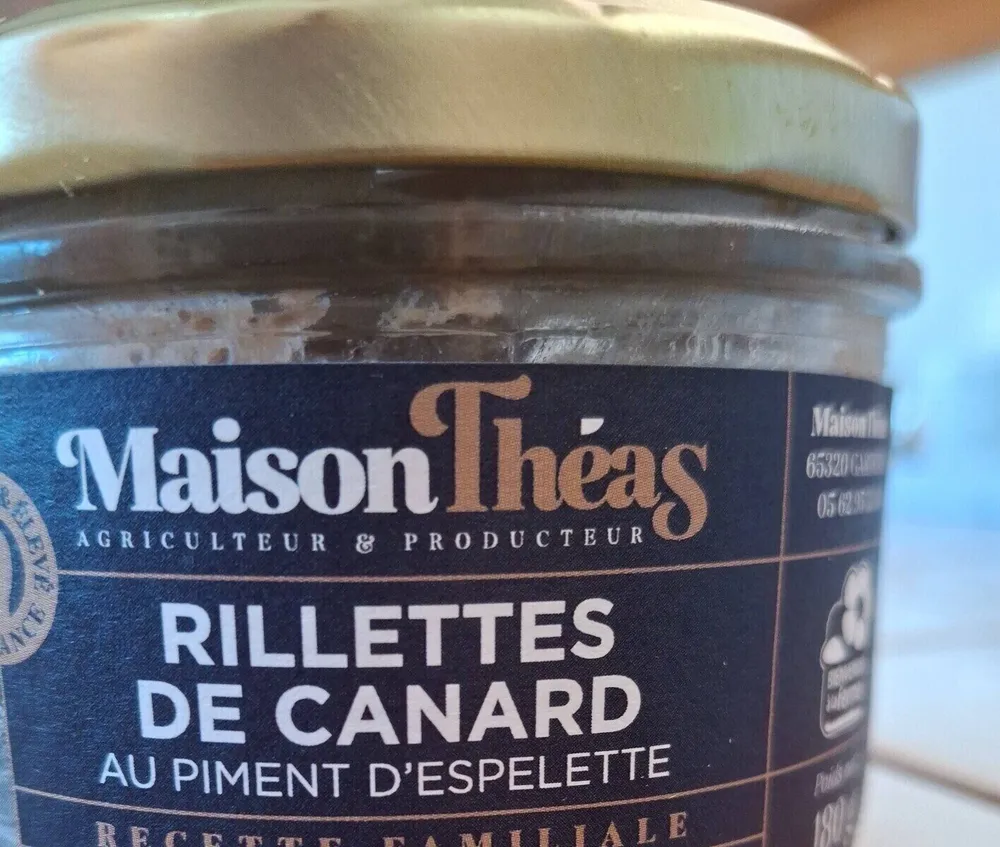 Maison Théas rillettes de canard