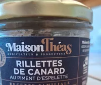 Maison Théas rillettes de canard