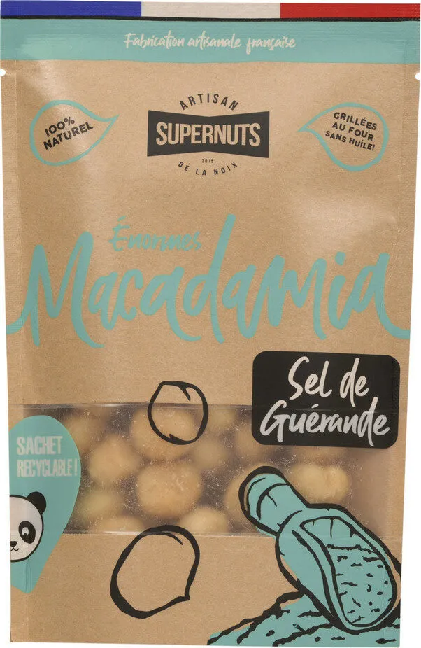 Macadamia au sel de Guérande 80g