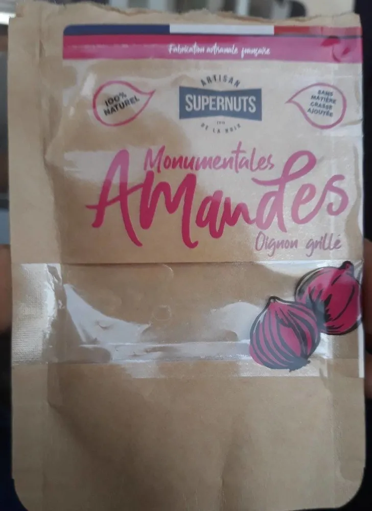 Amandes oignon grillé