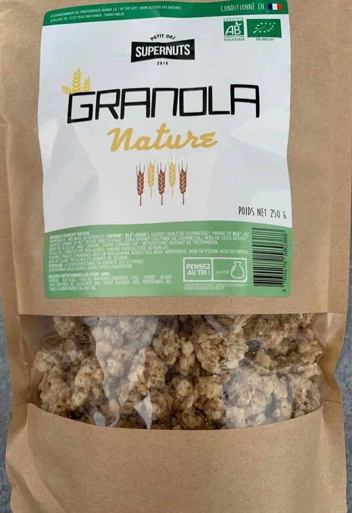 Granola bio nature Supernuts
