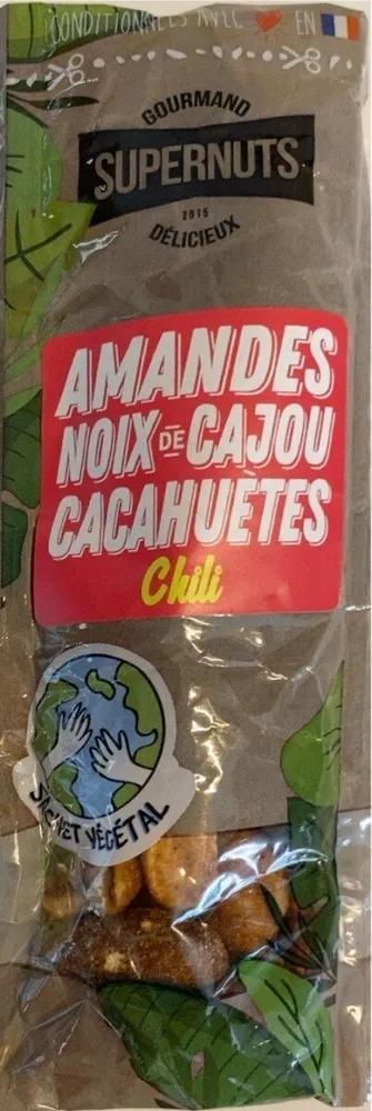 Amandes Noix de Cajou Cacahuetes