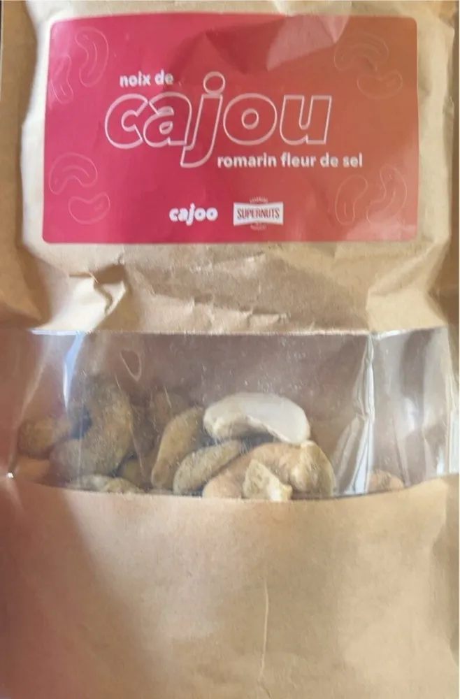 Noix de cajou romarin fleur de sel