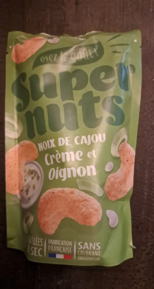 cacahuètes crème oignons