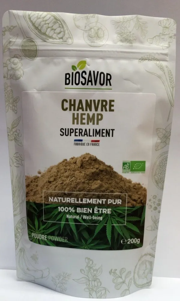 Chanvre en poudre Bio - 200g