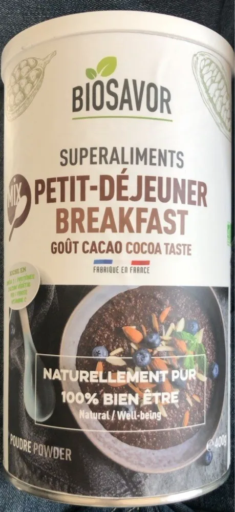 Mix Petit-déjeuner Bio - Goût Cacao