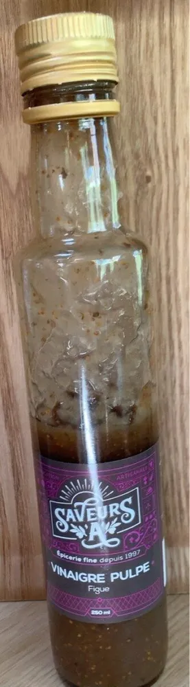 vinaigre pulpe figue