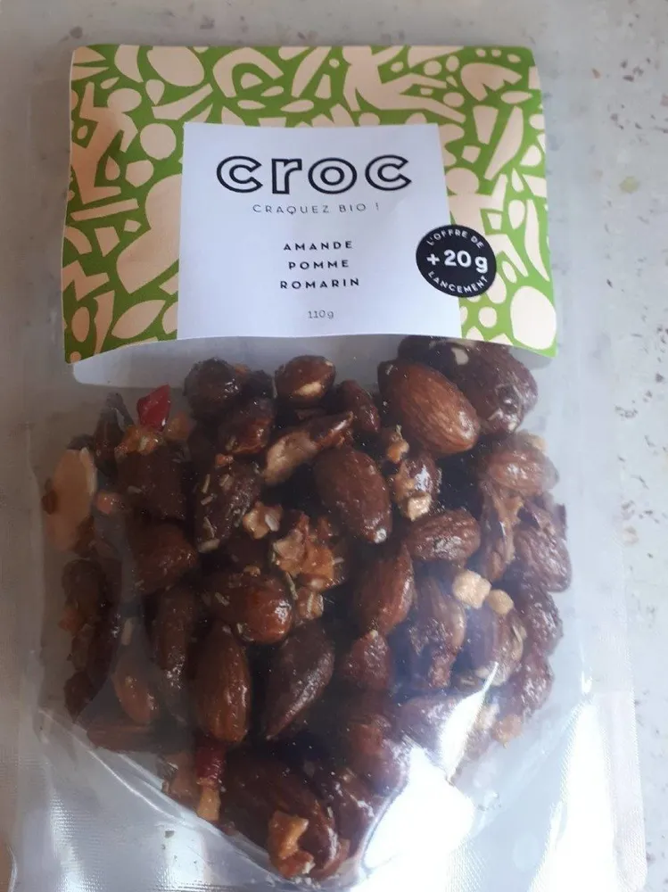 Croc amande pomme romarin 110g